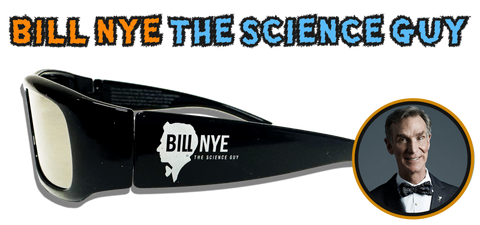 Bill Nye Plastic Eclipse Glasses (+ 2 paper glasses)