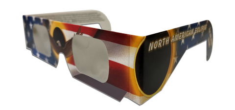 Patriotic Eagle Eclipse Glasses