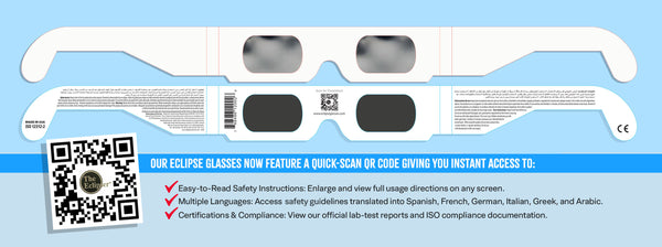 Plain White Eclipse Glasses