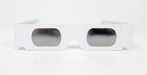Plain White Eclipse Glasses