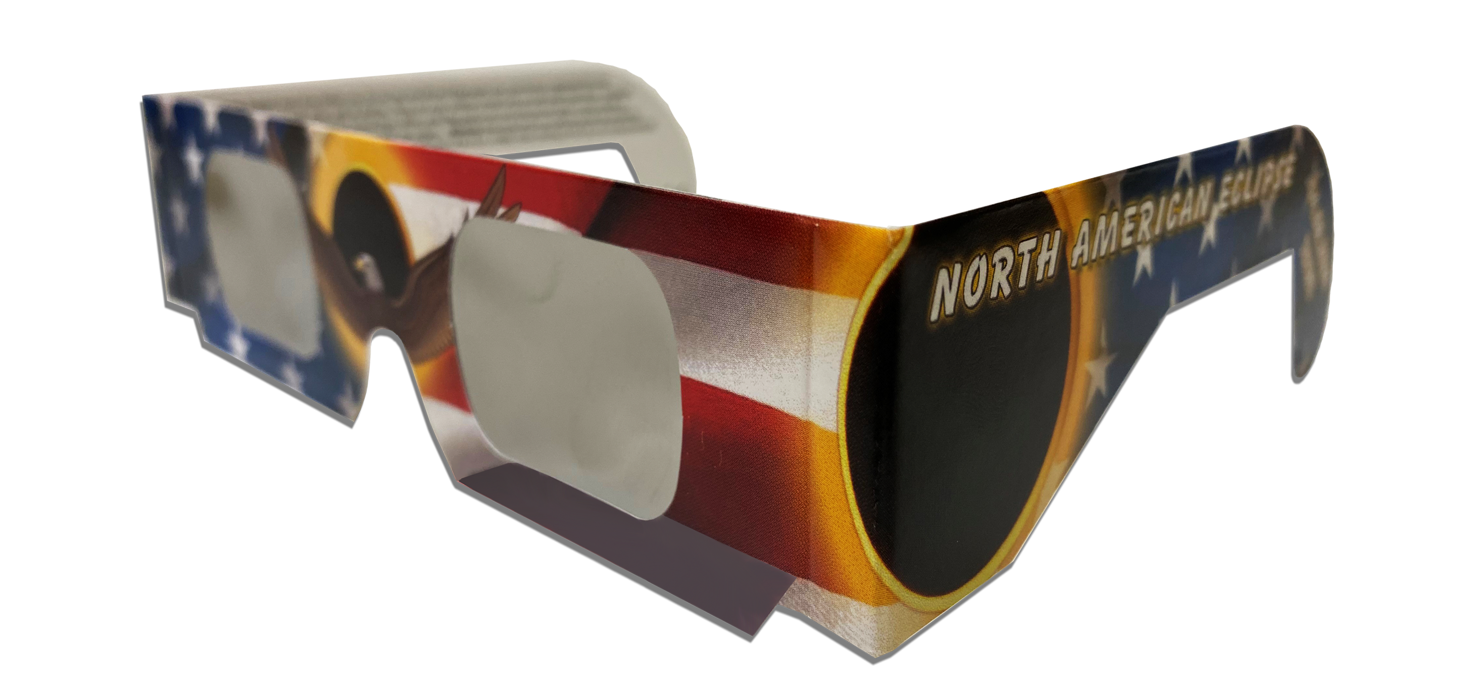 Patriotic Eagle Eclipse Glasses