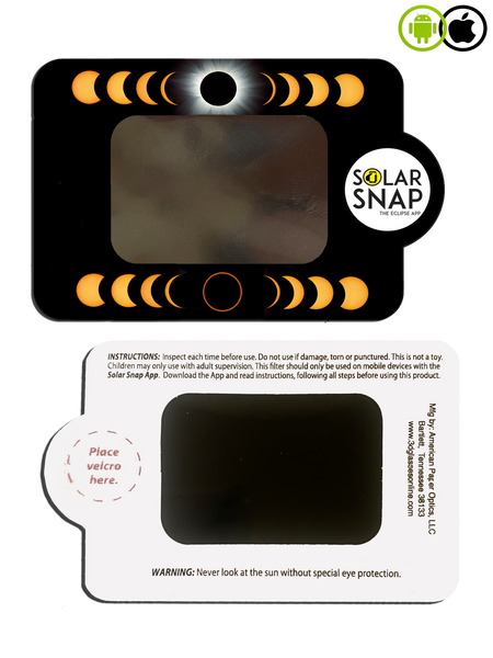 Snap Solar Map Eclipsers™ | Solar Eclipse Viewer Glasses